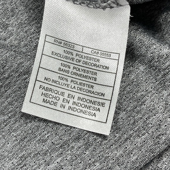 Virginia Tech Hokies Shirt Mens Large Gray Nike Team VT Football Basketball Tee - Picture 10 of 16